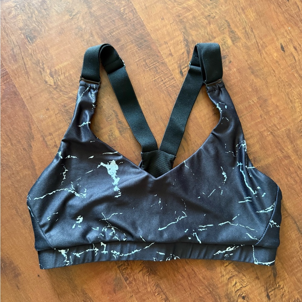Never worn Marble Print Women's Sports Bra